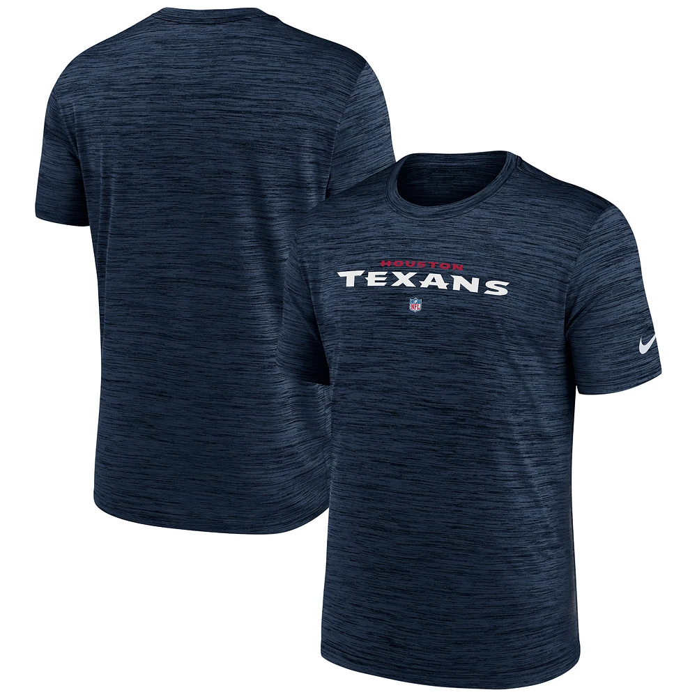 Men's Nike Navy Houston Texans Velocity Performance T-Shirt