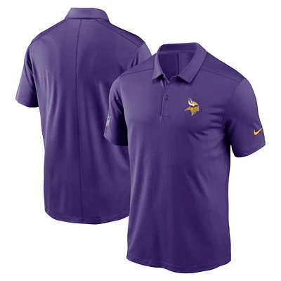 Men's Nike Purple Minnesota Vikings Sideline Victory Performance Polo