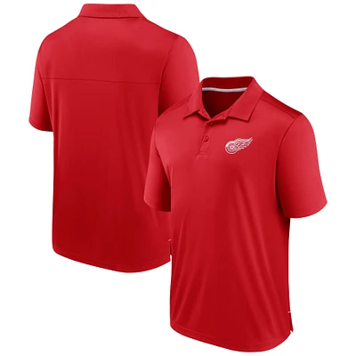 Men's Fanatics Red Detroit Red Wings Polo