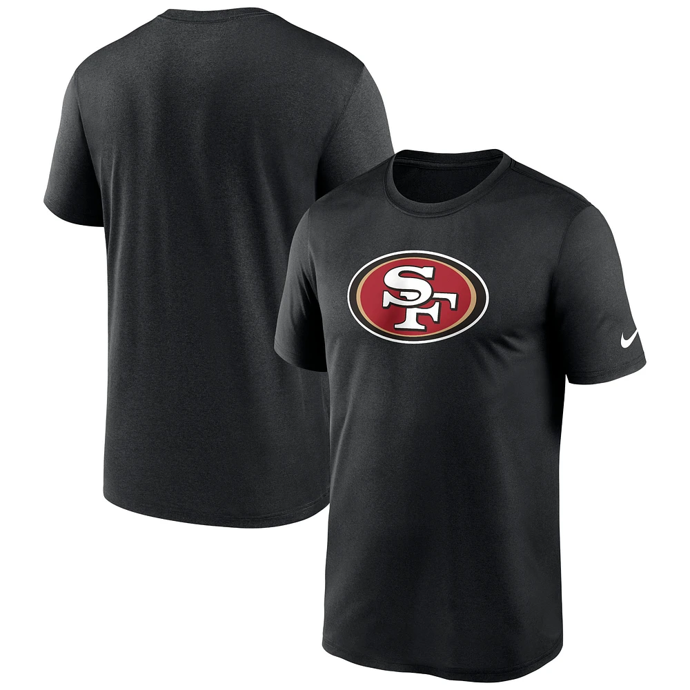 Men's Nike  Black San Francisco 49ers Legend Logo Performance T-Shirt