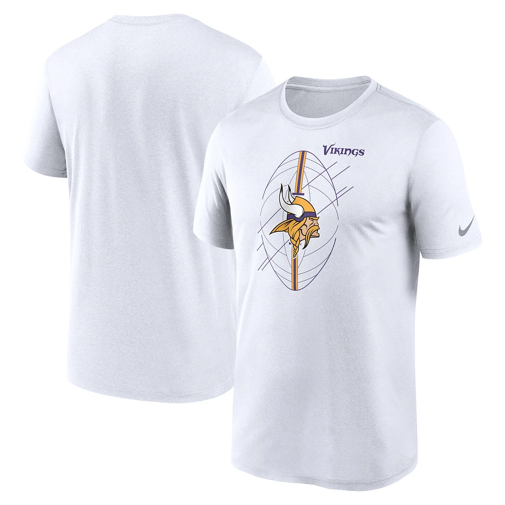 Men's Nike  White Minnesota Vikings Legend Icon Performance T-Shirt