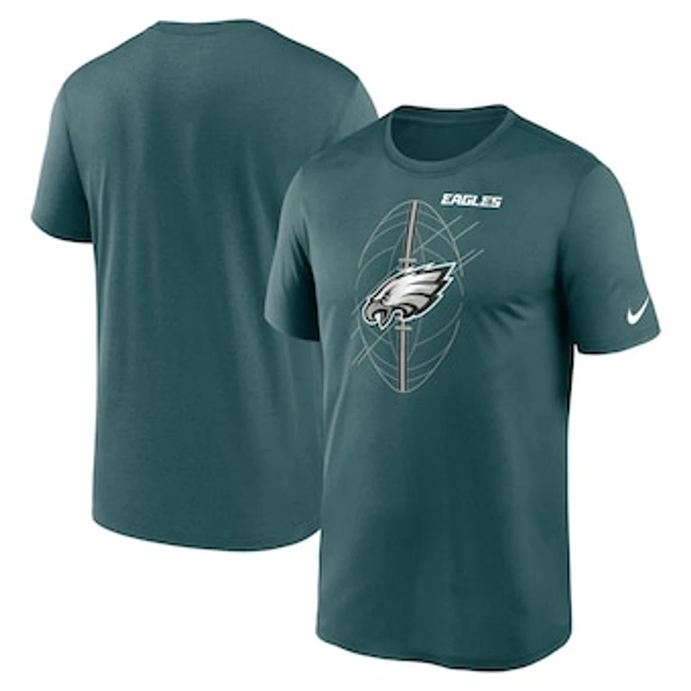 Men's Nike  Midnight Green Philadelphia Eagles Legend Icon Performance T-Shirt