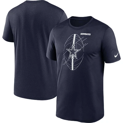 Men's Nike  Navy Dallas Cowboys Legend Icon Performance T-Shirt