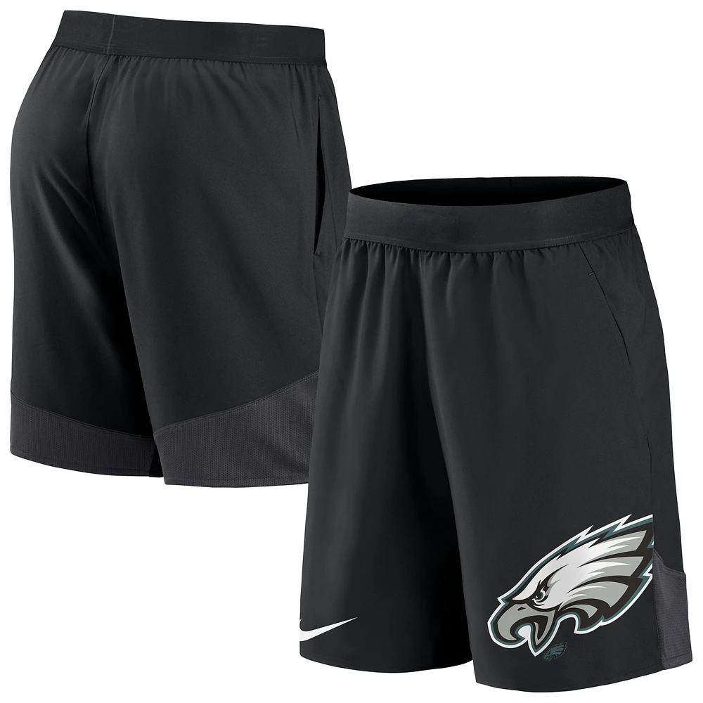 Men's Nike Black Philadelphia Eagles Stretch Performance Shorts