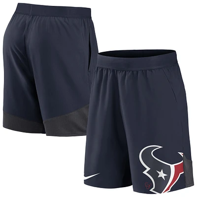 Men's Nike Navy Houston Texans Stretch Performance Shorts