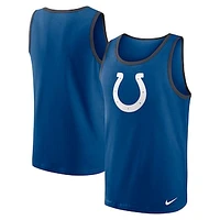 Men's Nike Royal Indianapolis Colts Tri-Blend Tank Top