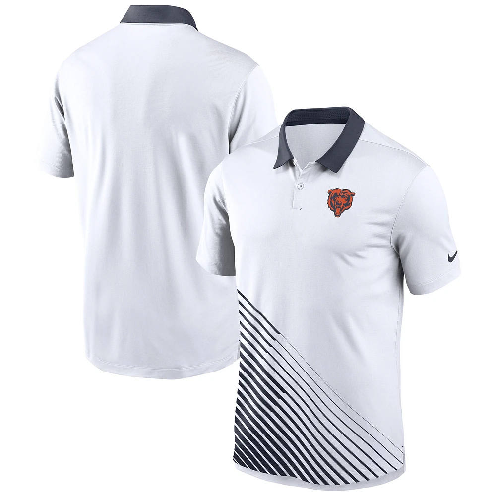 Men's Nike  White Chicago Bears Vapor Performance Polo