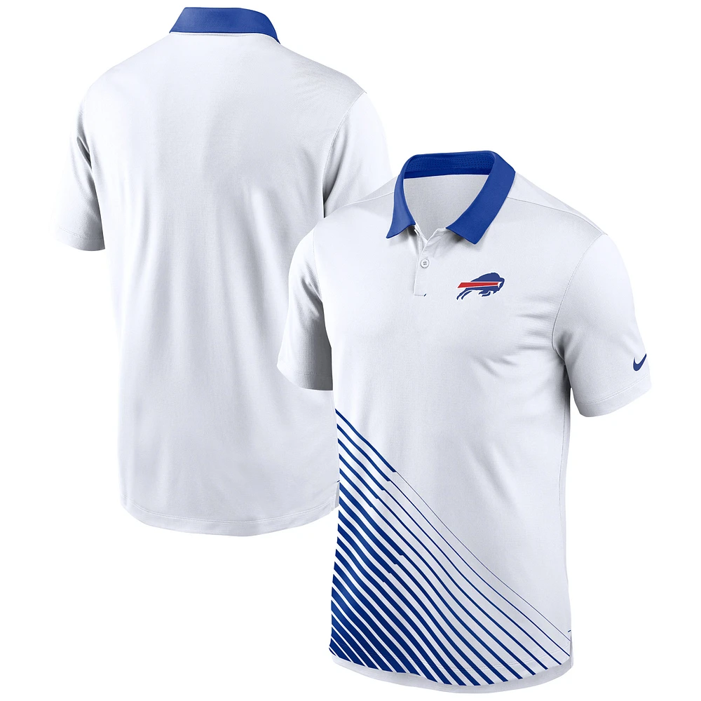 Men's Nike  White Buffalo Bills Vapor Performance Polo