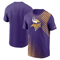 Men's Nike  Purple Minnesota Vikings Yard Line Fashion Asbury T-Shirt