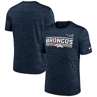 Men's Nike Navy Denver Broncos Yardline Velocity Performance T-Shirt