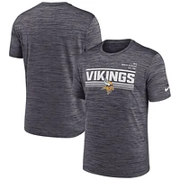 Men's Nike Anthracite Minnesota Vikings Yardline Velocity Performance T-Shirt