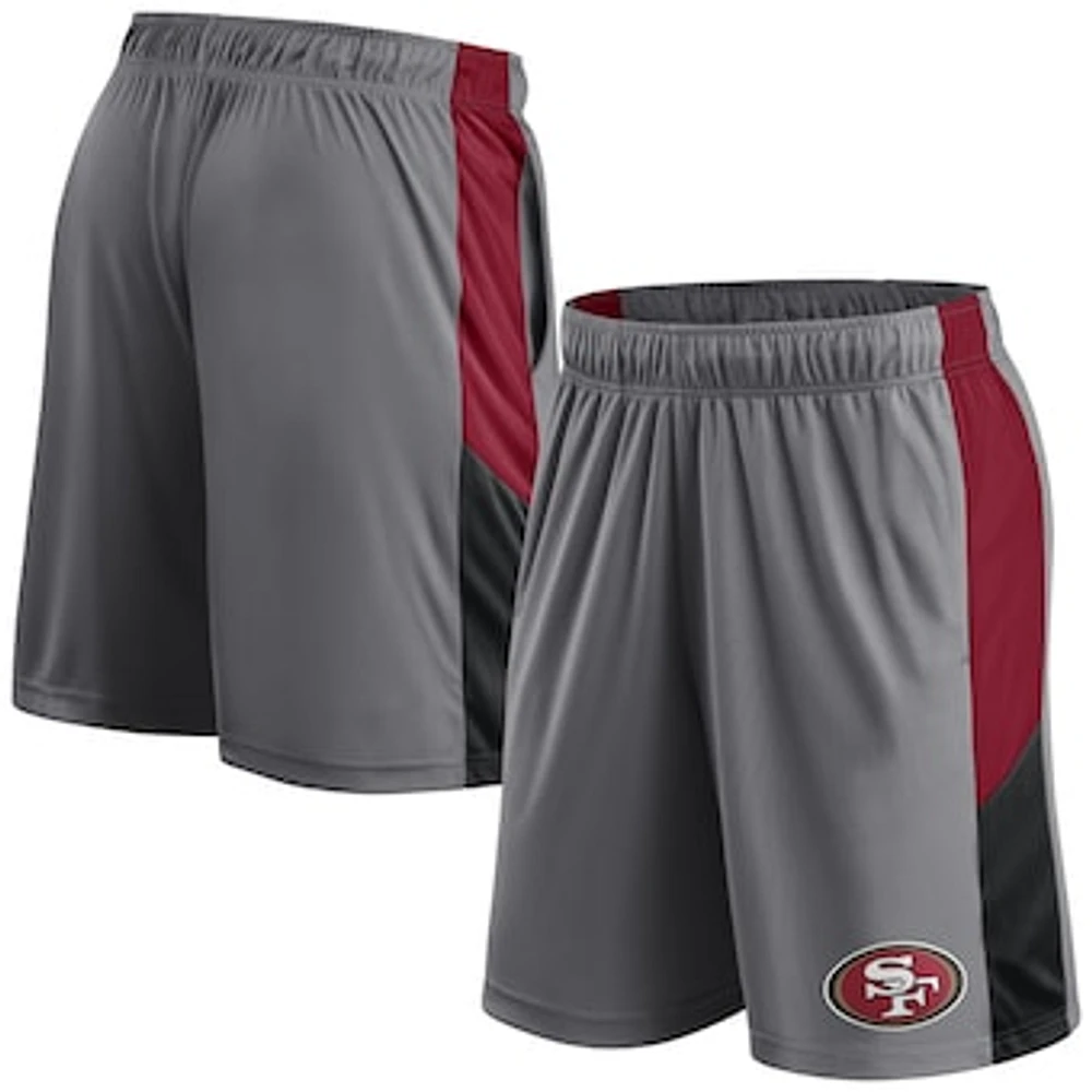 Men's Fanatics Gray San Francisco 49ers Primary Logo Shorts