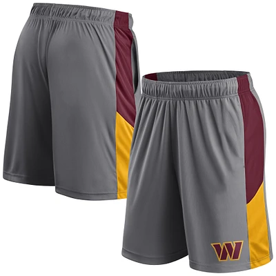 Men's Fanatics Gray Washington Commanders Primary Logo Shorts