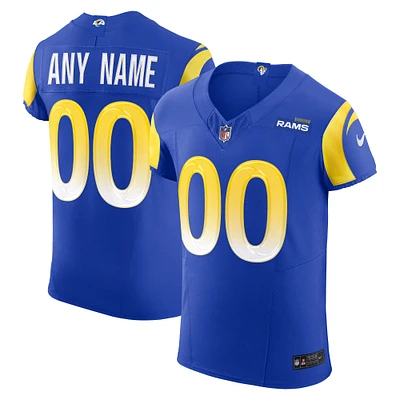 Men's Nike Royal Los Angeles Rams  Vapor F.U.S.E. Elite Custom Jersey