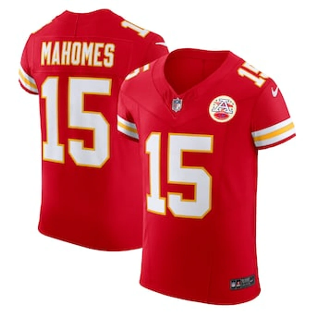 Men's Nike Patrick Mahomes Red Kansas City Chiefs  Vapor F.U.S.E. Elite Jersey