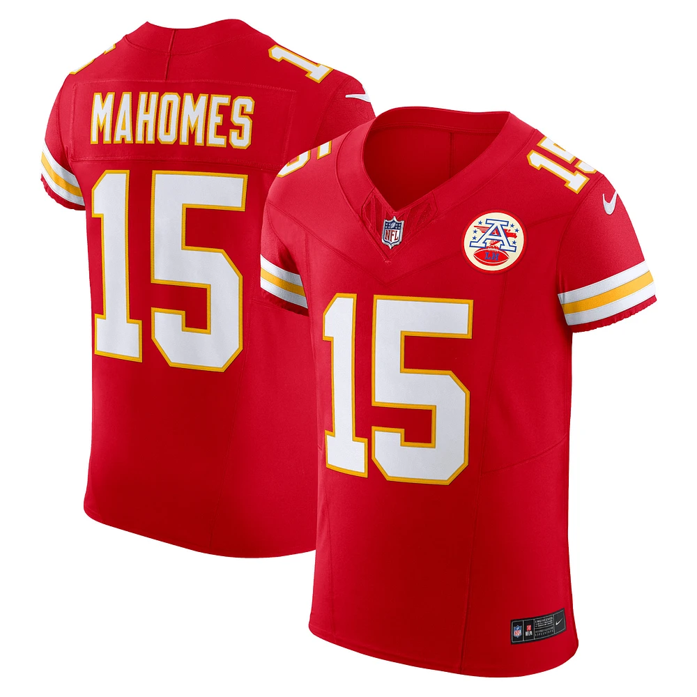 Men's Nike Patrick Mahomes Red Kansas City Chiefs  Vapor F.U.S.E. Elite Jersey