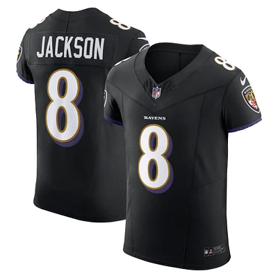 Men's Nike Lamar Jackson Black Baltimore Ravens Alternate Vapor F.U.S.E. Elite Jersey