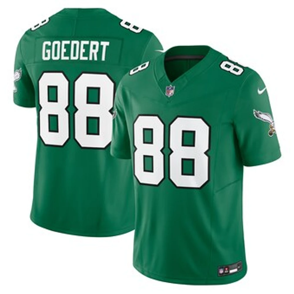 Men's Nike Dallas Goedert Kelly Green Philadelphia Eagles Vapor F.U.S.E. Limited Jersey