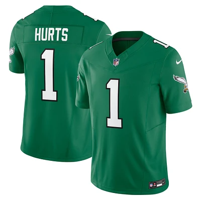 Men's Nike Jalen Hurts Kelly Green Philadelphia Eagles Vapor F.U.S.E. Limited Jersey