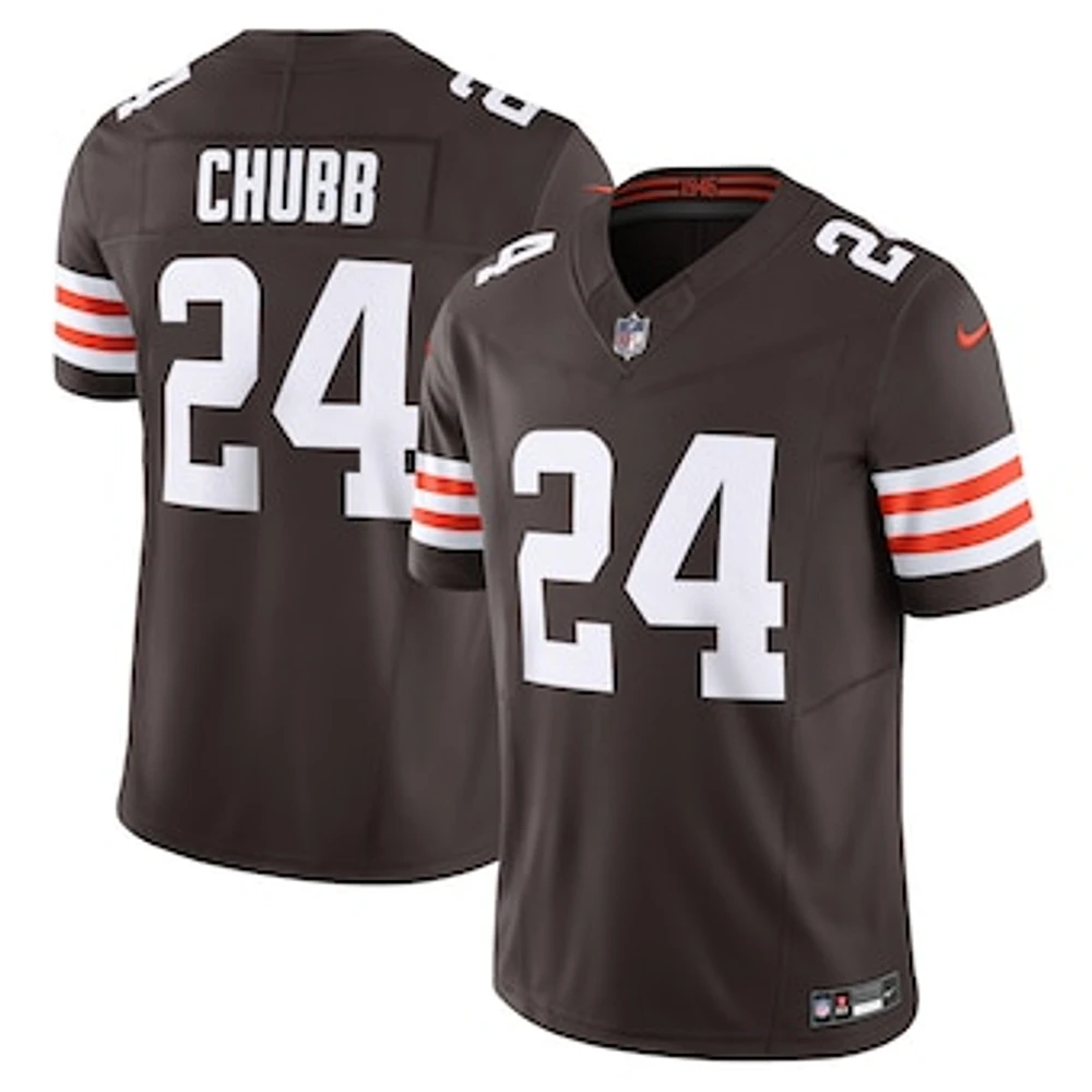 Men's Nike Nick Chubb Cleveland Browns Vapor F.U.S.E. Limited Jersey
