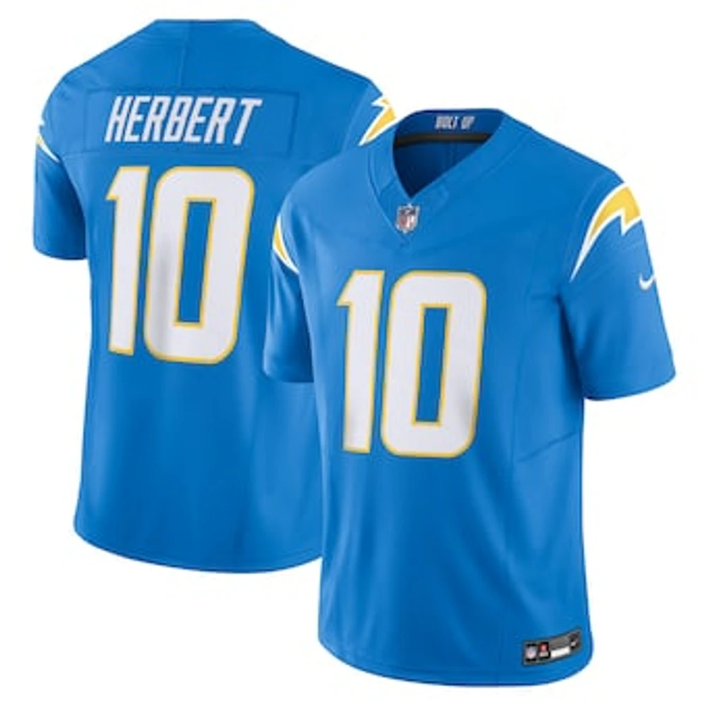 Men's Nike Justin Herbert Powder Blue Los Angeles Chargers Vapor F.U.S.E. Limited Jersey