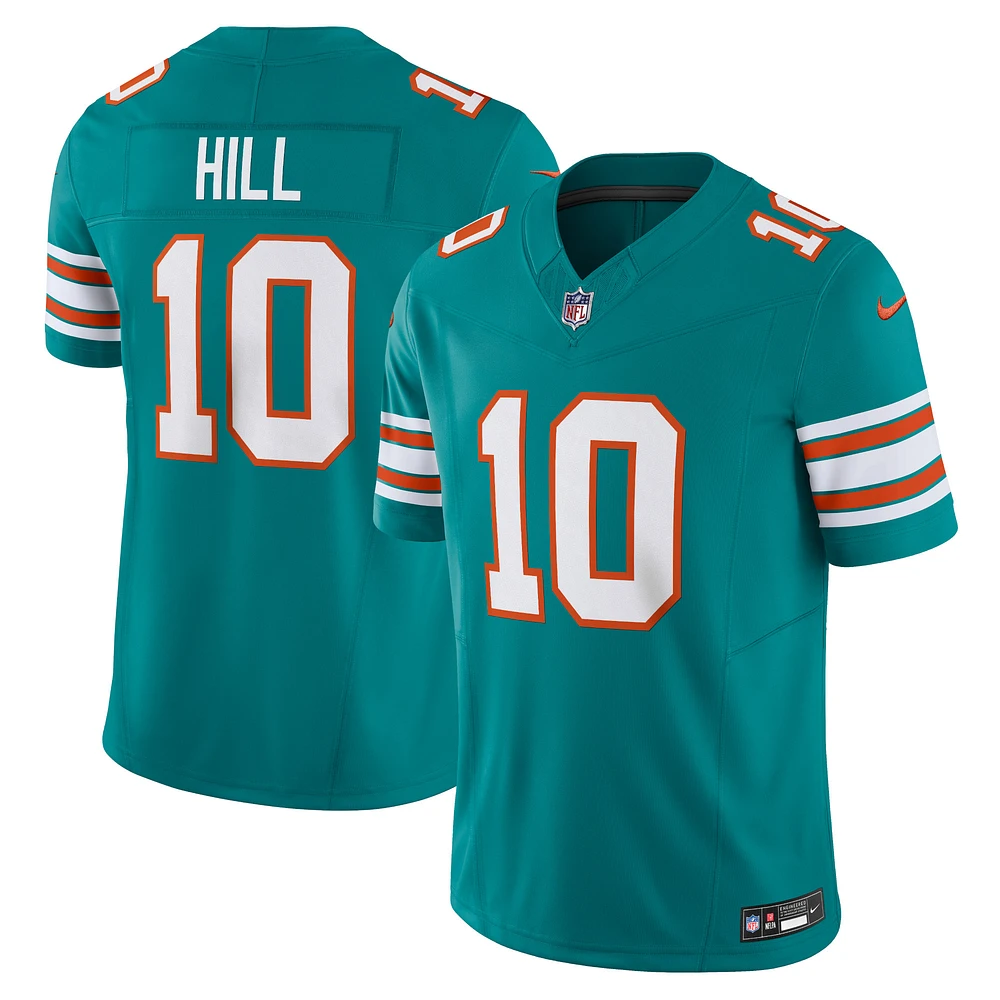 Men's Nike Tyreek Hill Aqua Miami Dolphins Vapor F.U.S.E. Limited Jersey