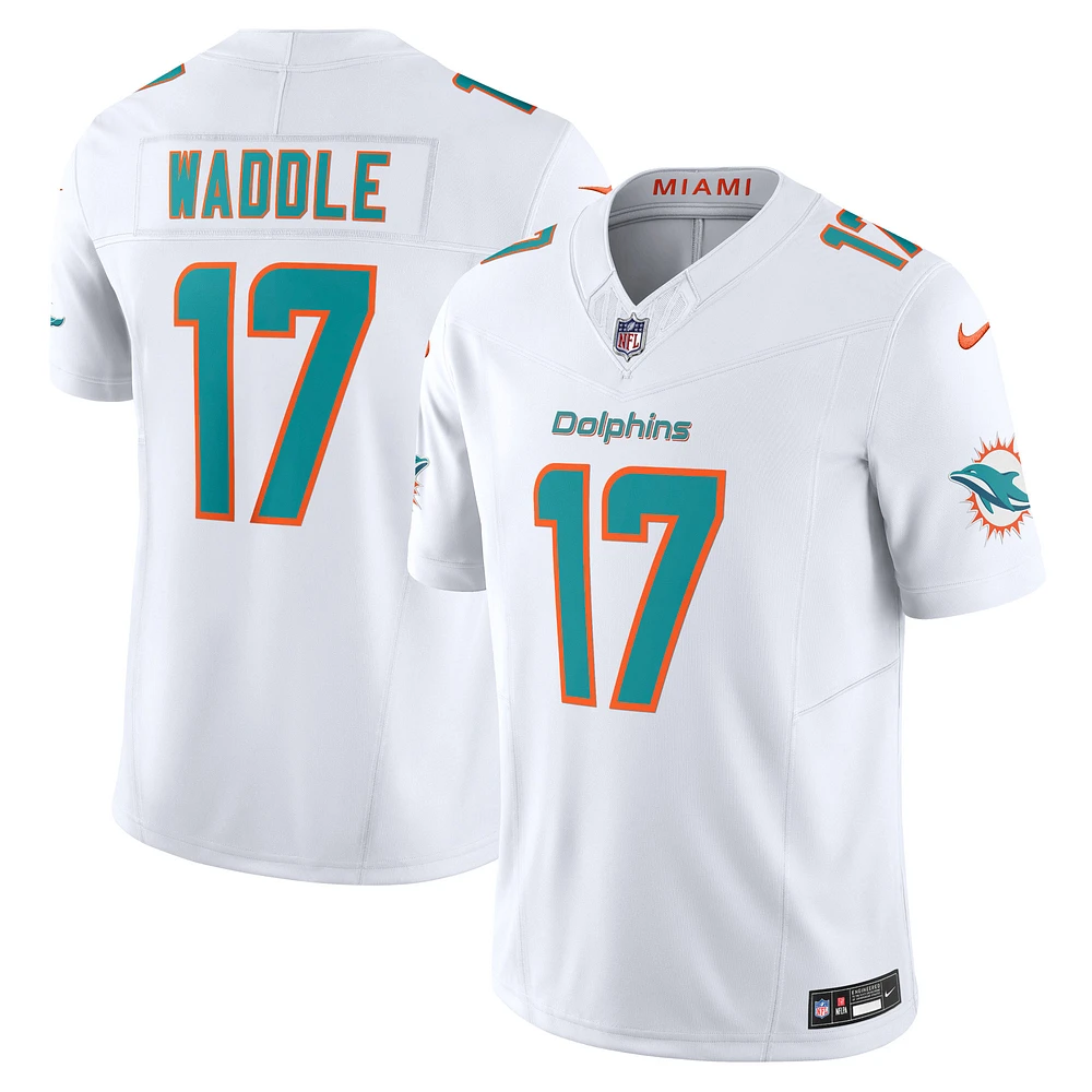 Men's Nike Jaylen Waddle White Miami Dolphins Vapor F.U.S.E. Limited Jersey