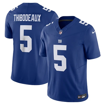 Men's Nike Kayvon Thibodeaux Royal New York Giants Vapor F.U.S.E. Limited Jersey