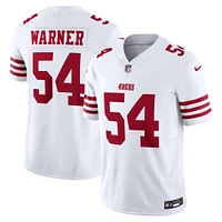 Men's Nike Fred Warner White San Francisco 49ers Vapor F.U.S.E. Limited Jersey