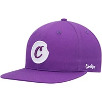 Men's Cookies Purple C-Bite Snapback Hat