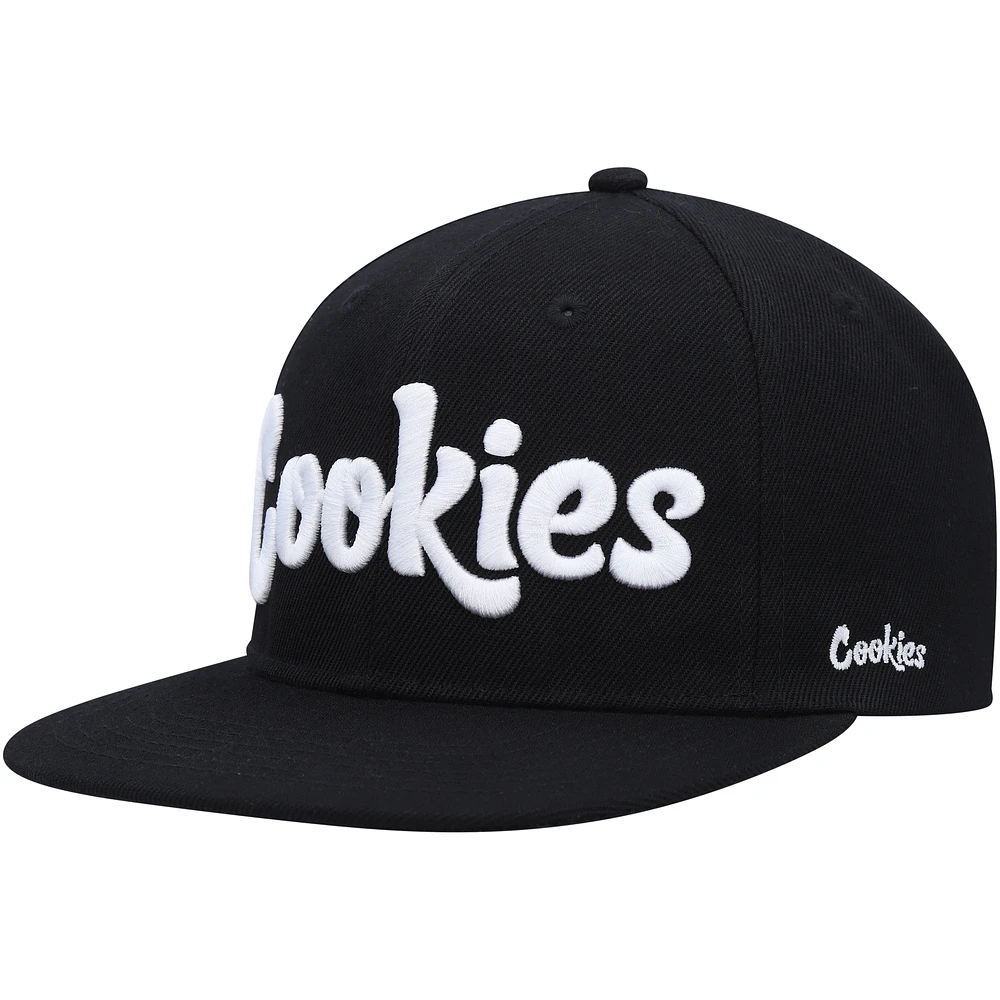 Men's Cookies Black Original Mint Snapback Hat