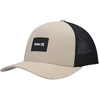 Men's Hurley Khaki Warner Trucker Snapback Hat