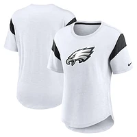 Women's Nike White Philadelphia Eagles Fashion T-Shirt