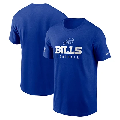 Men's Nike Royal Buffalo Bills Sideline Performance - T-Shirt