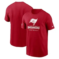 Men's Nike Red Tampa Bay Buccaneers Sideline Performance - T-Shirt