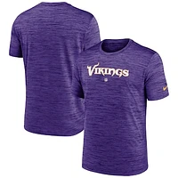 Men's Nike Purple Minnesota Vikings Team Sideline Velocity Performance - T-Shirt