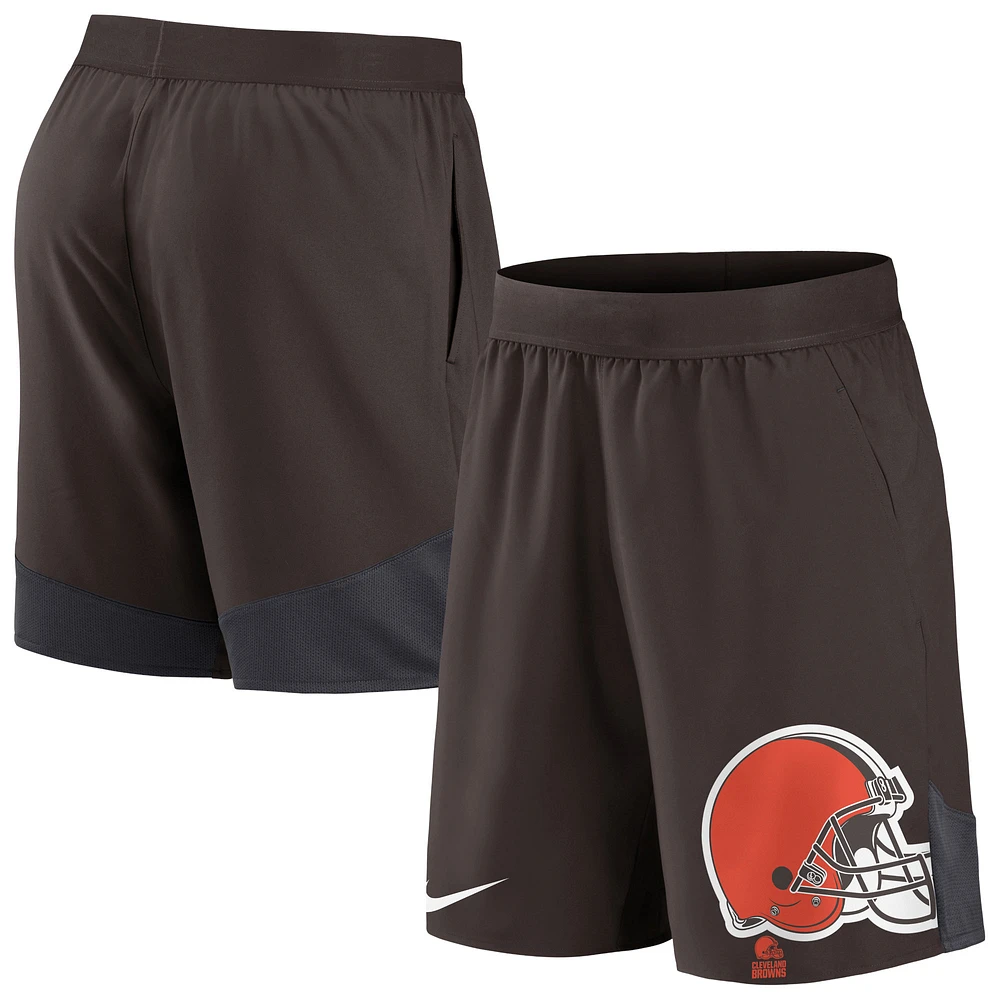 Men's Nike Brown Cleveland Browns Team Shorts