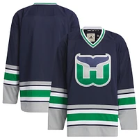 Men's adidas  Navy Hartford Whalers - Team Classic Jersey