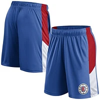 Men's Fanatics  Royal LA Clippers Practice Performance Shorts