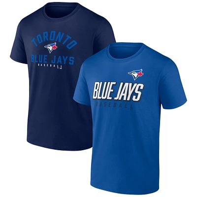 Men's Fanatics Royal/Navy Toronto Blue Jays Player Pack T-Shirt Combo Set