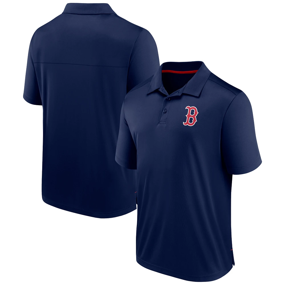 Men's Fanatics  Navy Boston Red Sox Fitted Polo