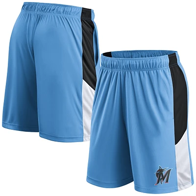 Men's Fanatics Blue Miami Marlins Primary Logo Shorts