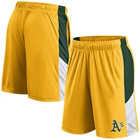 Men's Fanatics Gold Athletics Primary Logo Shorts