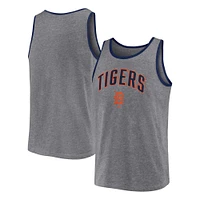 Men's Fanatics  Heather Gray Detroit Tigers Primary Tank Top