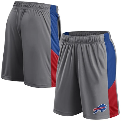 Men's Fanatics Gray Buffalo Bills Logo Shorts