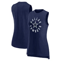 Women's Fanatics  Navy Dallas Cowboys What Goes Around Tank Top