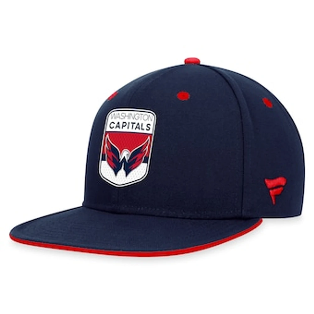 Men's Fanatics  Navy Washington Capitals 2023 NHL Draft Snapback Hat