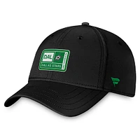 Men's Fanatics  Black Dallas Stars Authentic Pro Training Camp Flex Hat