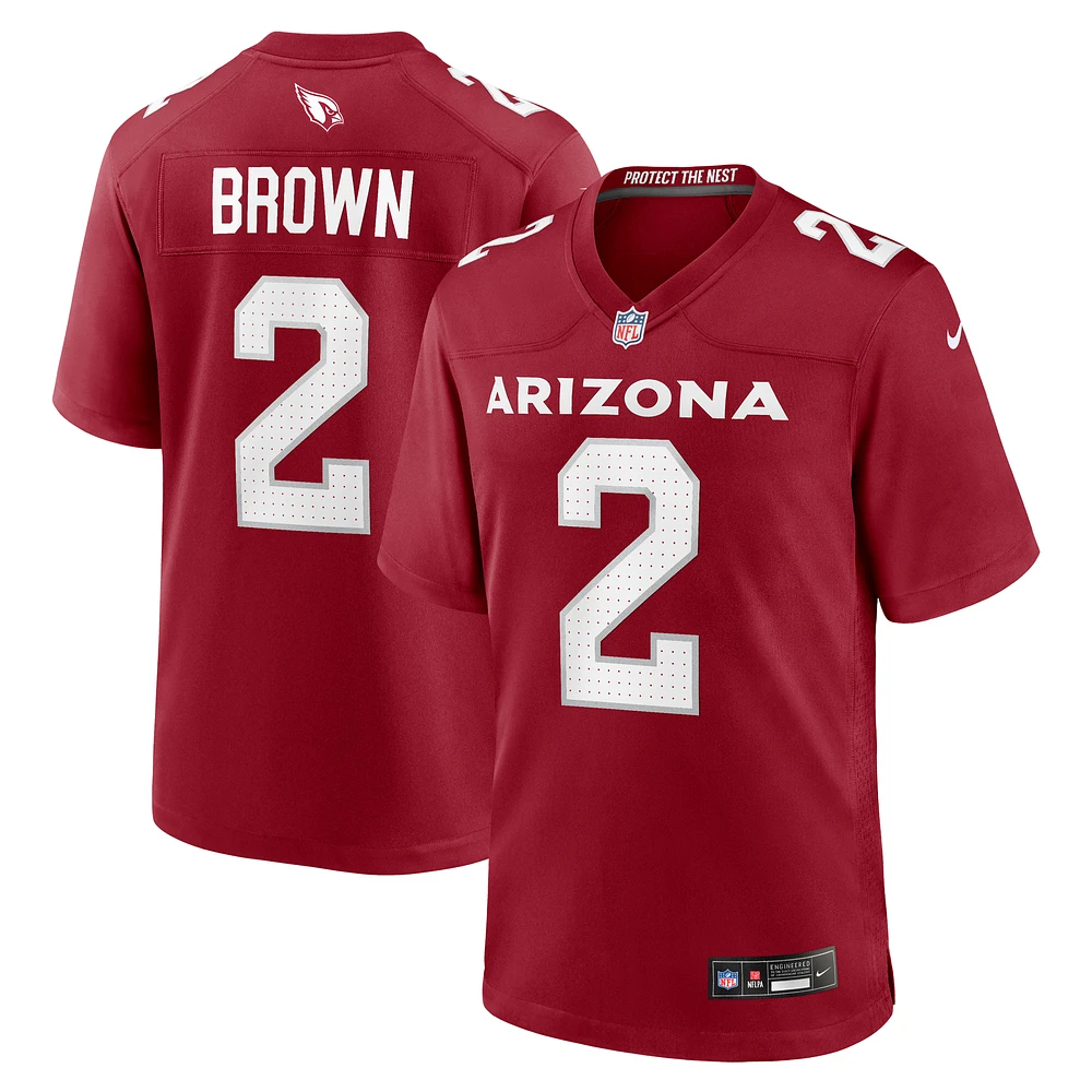 Men's Nike Marquise Brown Cardinal Arizona Cardinals Home Game Jersey