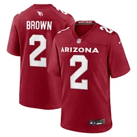 Men's Nike Marquise Brown Cardinal Arizona Cardinals Home Game Jersey